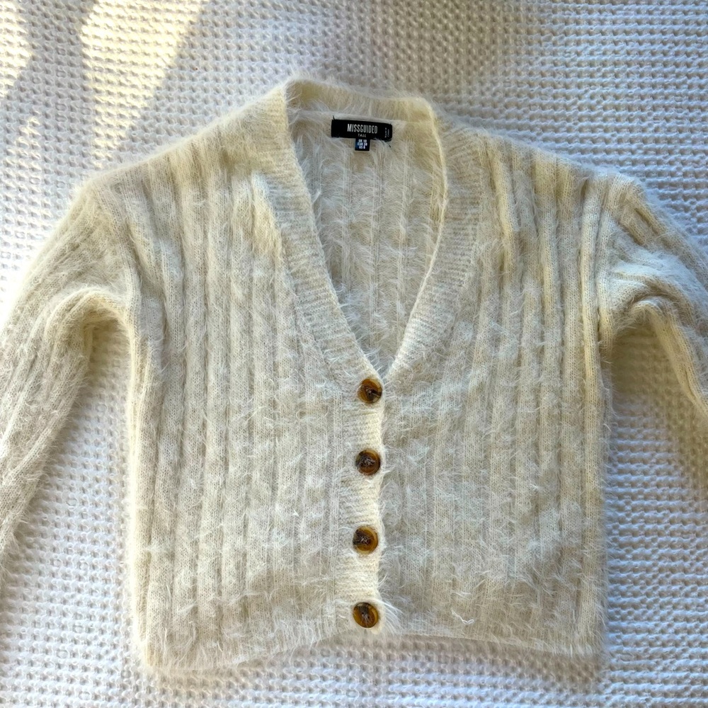 Missguided Button-Up Sweater